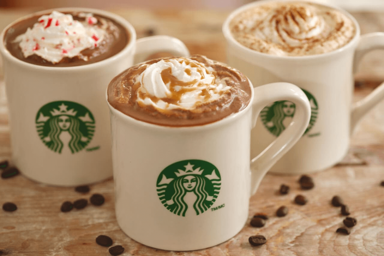 How much is a hot chocolate at Starbucks